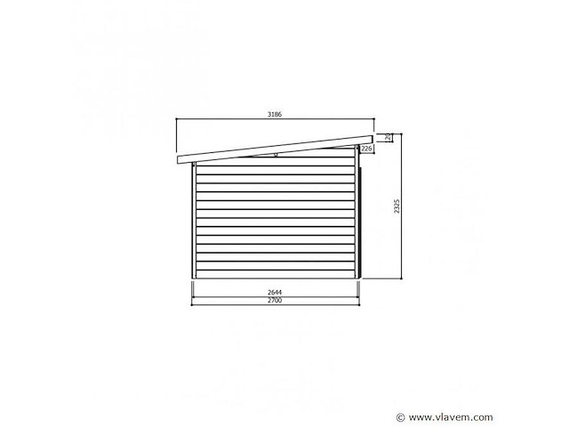 Tuinhuis venezia - afbeelding 3 van  3