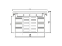 Tuinhuis venezia - afbeelding 2 van  3