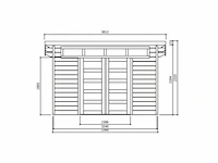 Tuinhuis venezia - afbeelding 2 van  3