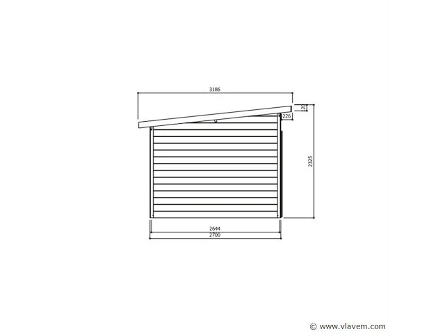 Tuinhuis venezia - afbeelding 3 van  3