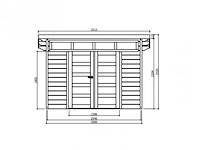 Tuinhuis verona - afbeelding 2 van  3