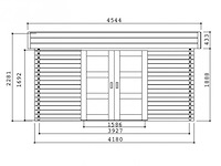 Tuinhuis viborg - afbeelding 2 van  3