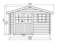 Tuinhuisje chimay - afbeelding 2 van  3