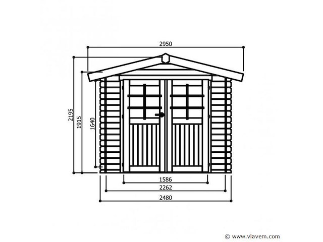 Tuinhuisje gera superia - afbeelding 2 van  3