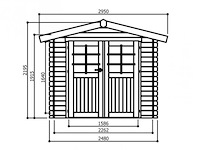 Tuinhuisje gera superia - afbeelding 2 van  3