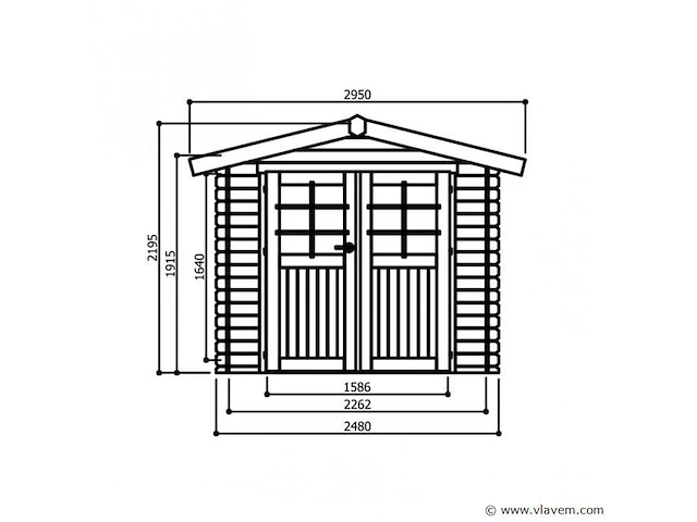 Tuinhuisje gera superia - afbeelding 2 van  3