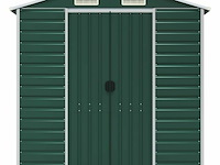 Tuinhuisje: groen gegalvaniseerd staal - afbeelding 4 van  9