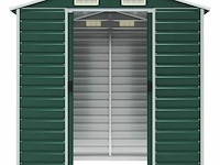 Tuinhuisje: groen gegalvaniseerd staal - afbeelding 5 van  9