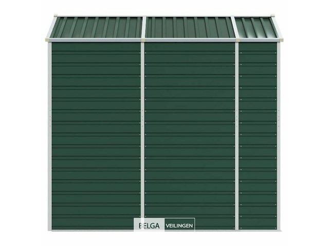 Tuinhuisje: groen gegalvaniseerd staal - afbeelding 6 van  9