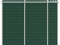 Tuinhuisje: groen gegalvaniseerd staal - afbeelding 6 van  9