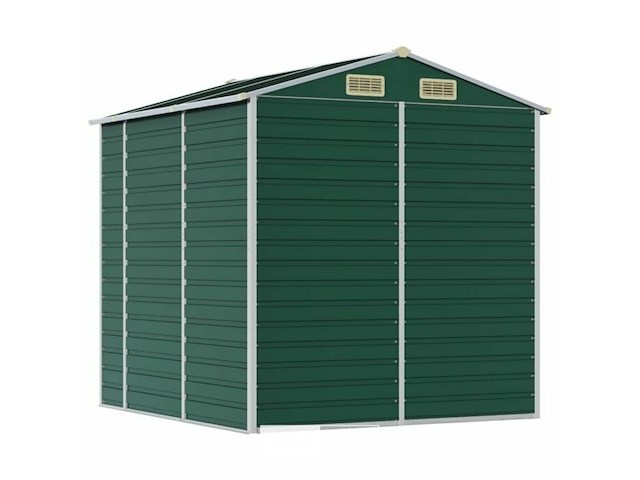 Tuinhuisje: groen gegalvaniseerd staal - afbeelding 7 van  9