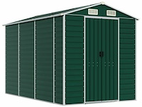 Tuinhuisje: groen gegalvaniseerd staal - afbeelding 2 van  8