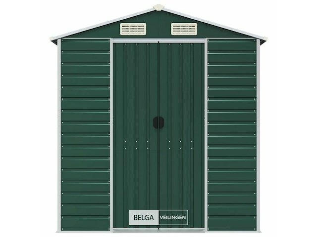 Tuinhuisje: groen gegalvaniseerd staal - afbeelding 4 van  8