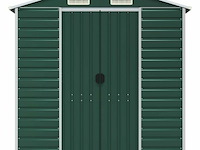 Tuinhuisje: groen gegalvaniseerd staal - afbeelding 4 van  8