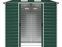 Tuinhuisje: groen gegalvaniseerd staal - afbeelding 5 van  8