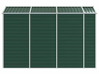 Tuinhuisje: groen gegalvaniseerd staal - afbeelding 6 van  8