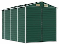 Tuinhuisje: groen gegalvaniseerd staal - afbeelding 7 van  8