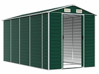 Tuinhuisje: groen gegalvaniseerd staal - afbeelding 2 van  8