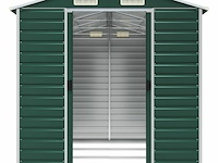 Tuinhuisje: groen gegalvaniseerd staal - afbeelding 4 van  8