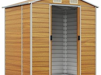 Tuinhuisje: lichtbruin gegalvaniseerd staal - afbeelding 3 van  7