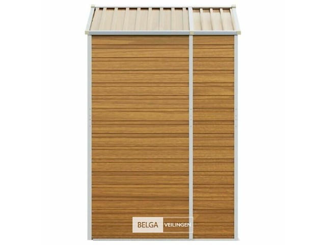 Tuinhuisje: lichtbruin gegalvaniseerd staal - afbeelding 6 van  7