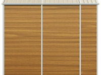 Tuinhuisje: lichtbruin gegalvaniseerd staal - afbeelding 5 van  7