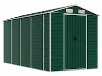 Tuinhuisje: lichtbruin gegalvaniseerd staal