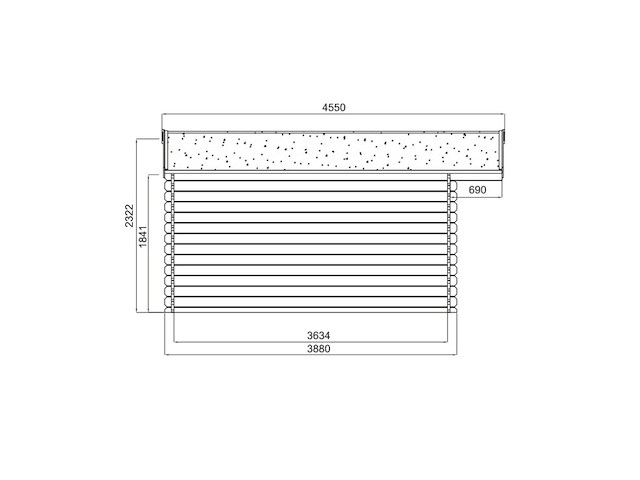 Tuinhuisje linz 13,25 m2 3880x3880x2533 gratis bezorging - afbeelding 4 van  7