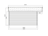 Tuinhuisje linz 13,25 m2 3880x3880x2533 gratis bezorging - afbeelding 4 van  7
