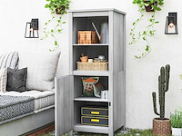 Tuinhuisje met schuurdeur, verstelbare planken - afbeelding 1 van  7