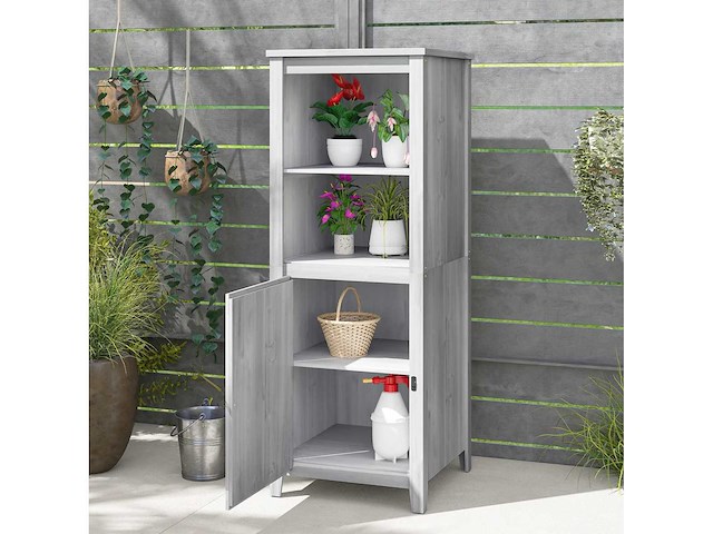 Tuinhuisje met schuurdeur, verstelbare planken - afbeelding 5 van  7