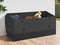 Tuinkist met grijs zeil 600l (x4) - afbeelding 1 van  8