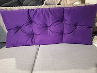 Tuinkussen paars 150x50cm- 2st - afbeelding 1 van  2