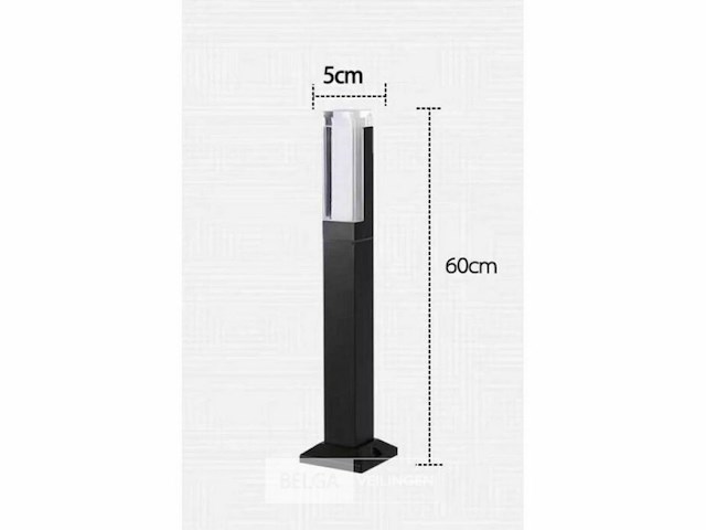 Tuinlamp - 10w - 60 cm - 3500k warm wit - sla 16 (12x) - afbeelding 5 van  5