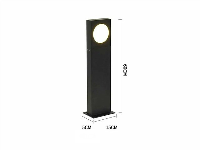 Tuinlamp - 10w – 60 cm – 3500k warm wit – sla-53 (x8) - afbeelding 5 van  6