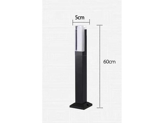 Tuinlamp - 10w – 60 cm – ip54 waterdicht - sla-35 (4x) - afbeelding 4 van  4