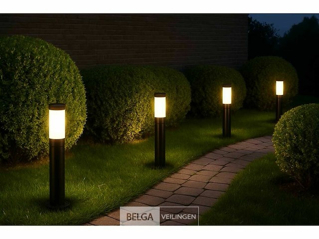 Tuinlamp - 12w - 60 cm - 3500k warm wit - sla 38 (6x) - afbeelding 2 van  5