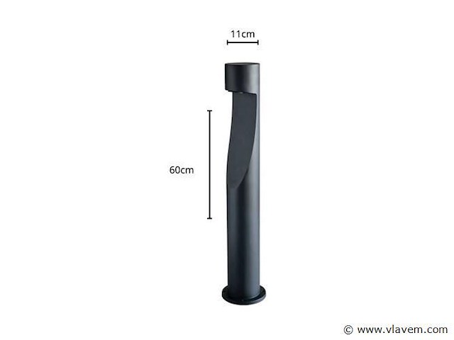 Tuinlamp - 12w – 60 cm – 3500k warm wit – sla-35 (x6) - afbeelding 3 van  5