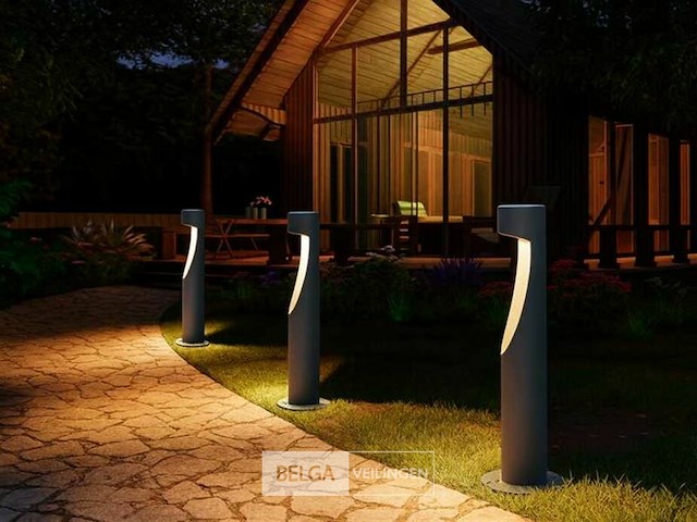 Tuinlamp - 12w – 60 cm – 3500k warm wit – sla-35 (x6) - afbeelding 1 van  6