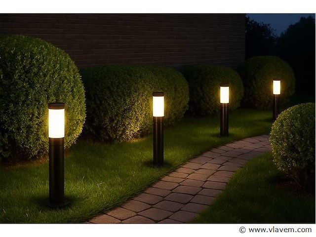 Tuinlamp - 7w – 60 cm – 3500k warm wit - sla-38 (x12) - afbeelding 1 van  4