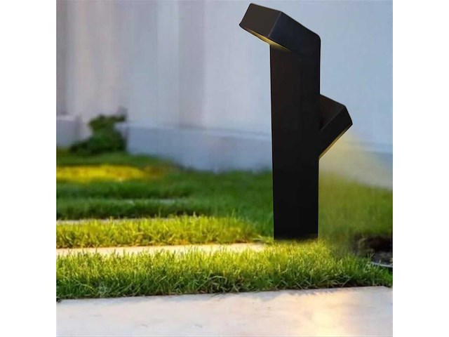 Tuinlamp – 2 x 5w led – 60 cm – ip54 waterdicht – zwart – sla-57 (6x) - afbeelding 2 van  4