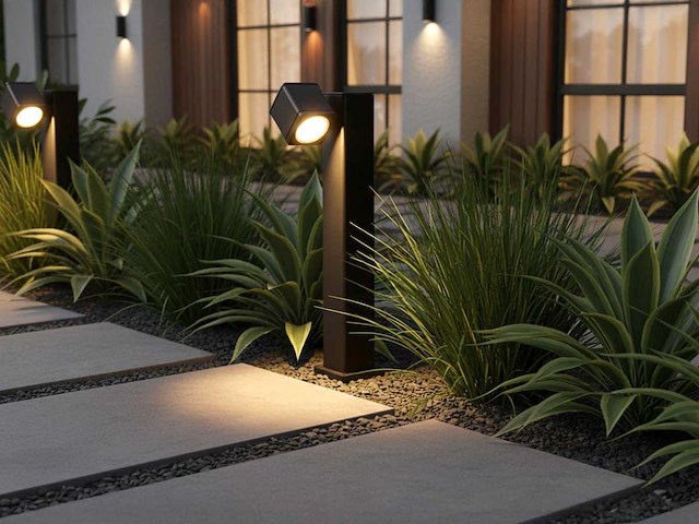 Tuinlamp 50cm gu10 fitting draaibaar waterdicht - afbeelding 1 van  10