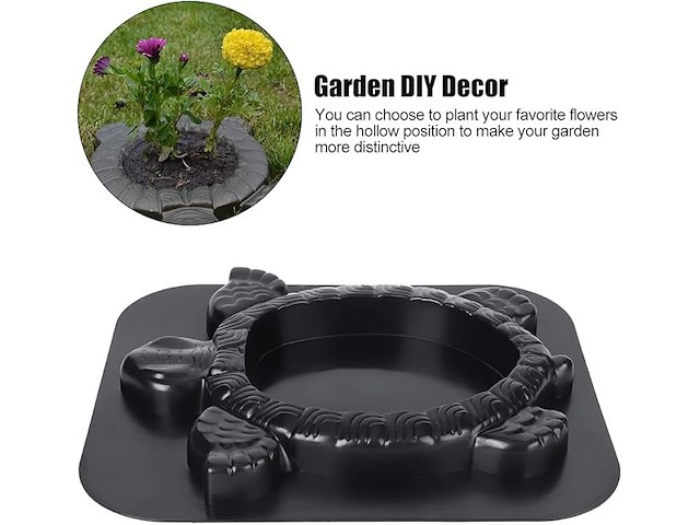 Tuinlandschap schildpadvormige kleurrijke vloertegels - afbeelding 2 van  4