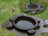 Tuinlandschap schildpadvormige kleurrijke vloertegels - afbeelding 4 van  4