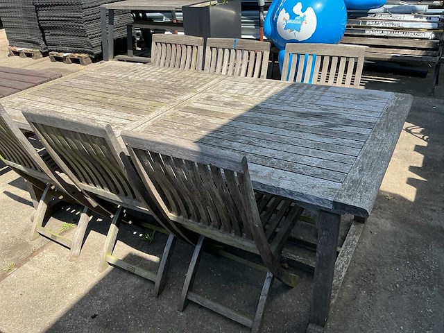 Tuinmeubel met stoelen - afbeelding 1 van  4