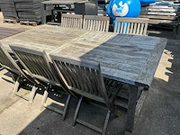 Tuinmeubel met stoelen - afbeelding 1 van  4