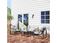 Tuinmeubilair set voor 4 personen - afbeelding 1 van  6