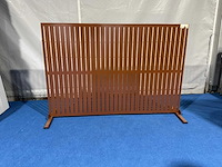 Tuinpaneel tuinwand metaal 180x55x125cm - afbeelding 1 van  4