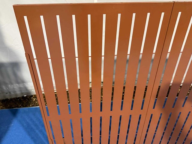 Tuinpaneel tuinwand metaal 180x55x125cm - afbeelding 2 van  4