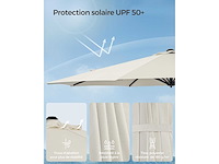 Tuinparasol 300 cm, upf 50+, buitenparasol - afbeelding 3 van  6